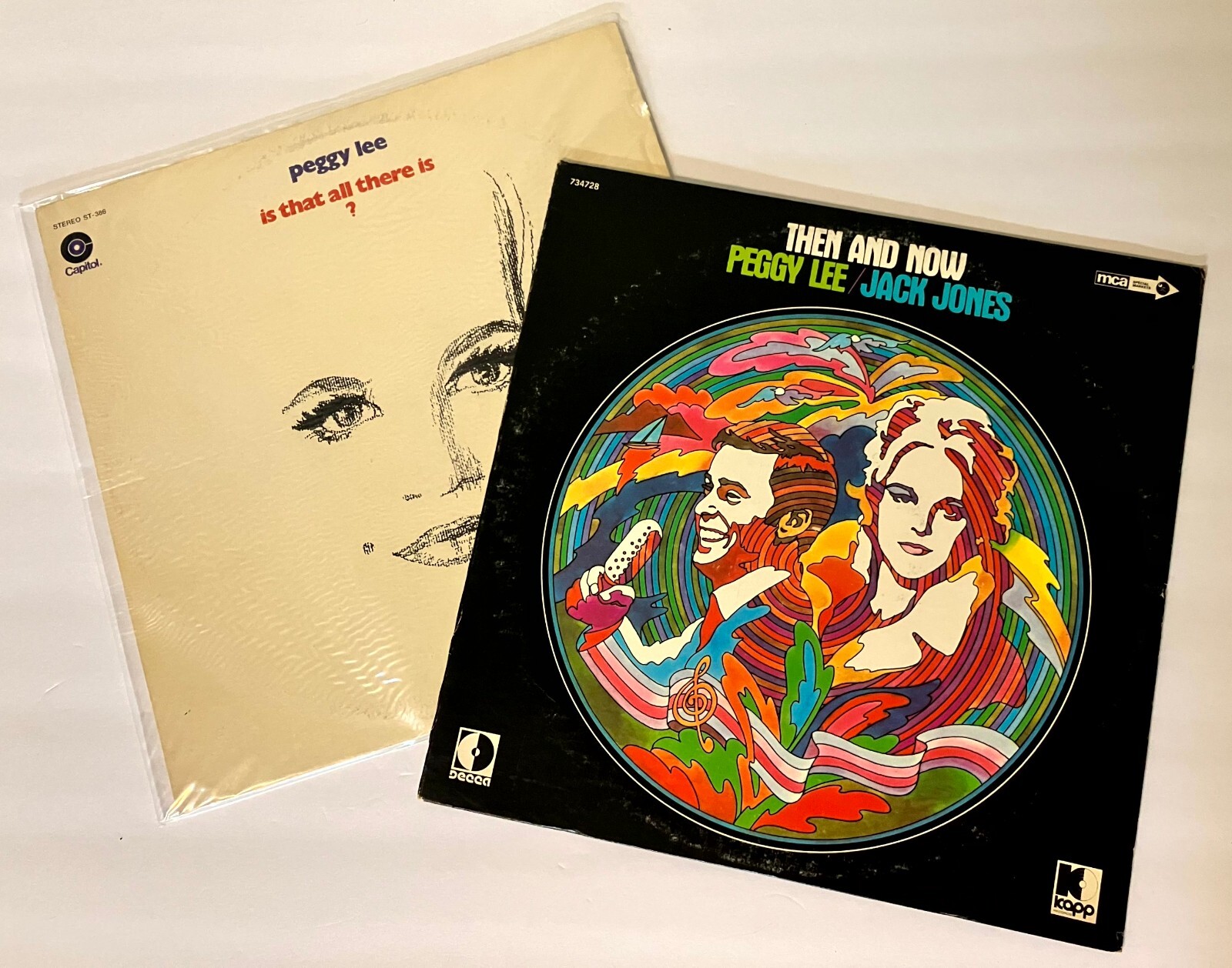 Peggy Lee 2xLP Vinyl Is That All There Is with Jack Jones Then and Now-image