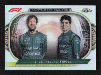 Sebastian Vettel / Lance Stroll 2022 Topps Chrome Formula 1 Constructors #CC-AM