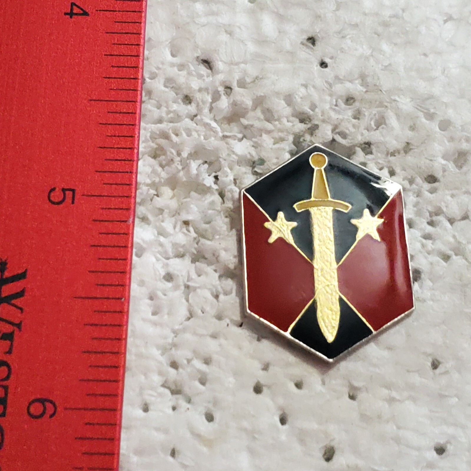 VTG US Army 38th Field Artillery Regiment Unit Crest Lapel Hat Pin ...