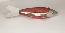 Vintage Fish Decoys Spearing fish Decoy, Lure folk art UNIQUE 6"  