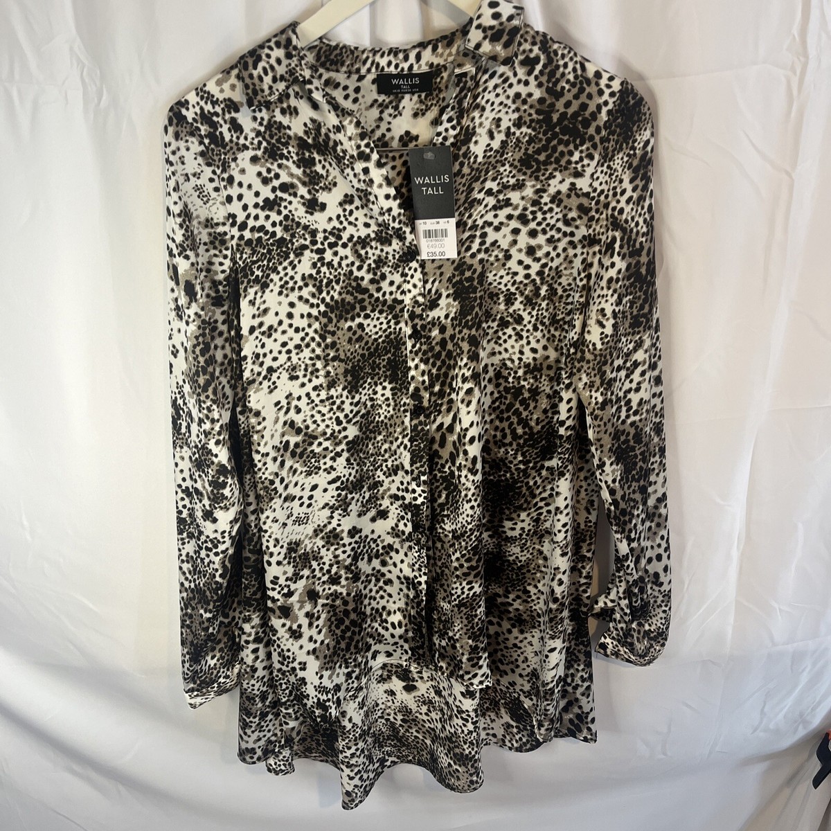 Leopard Print Wallis Dresses Tall Wallis Tall Long Sleeve Leopard