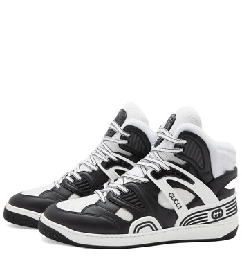 Gucci Schuhe Men's Basket Sneaker Black 673087 2SH80 1064  Neu! 600  Statt 900 