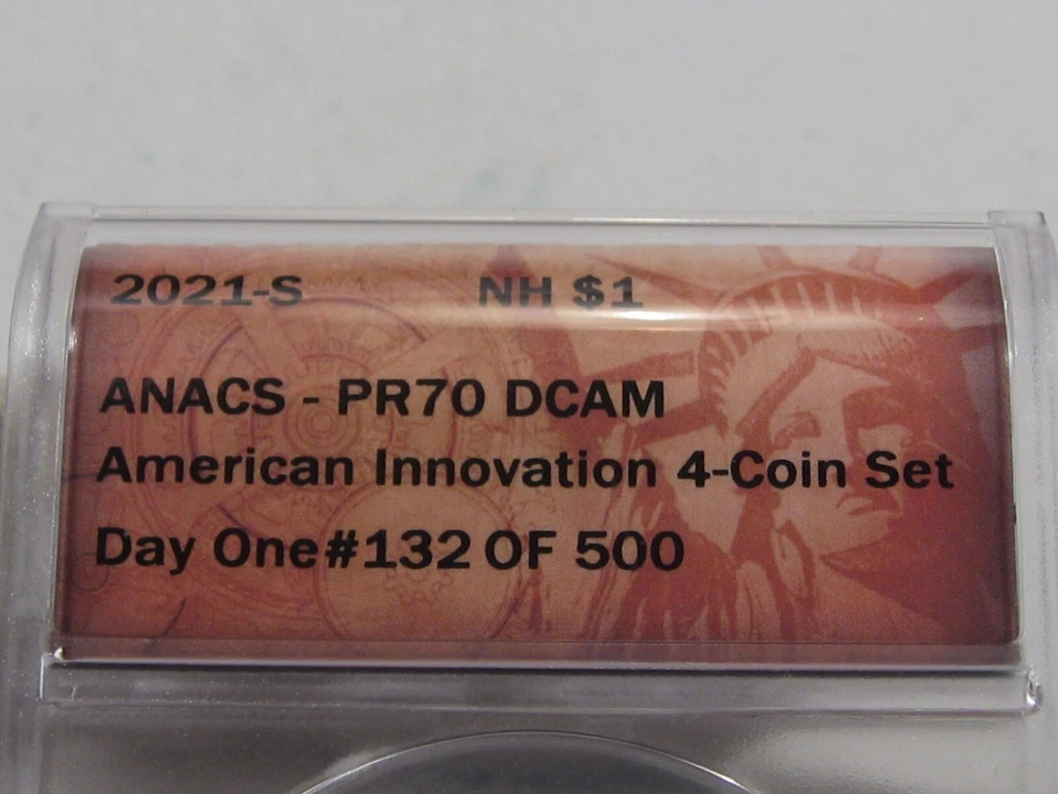 Deep Cameo Proof 2021-s Innovation Dollar "Video Game" NH ANACS PR70 DCAM. #29 - Image 3 of 4