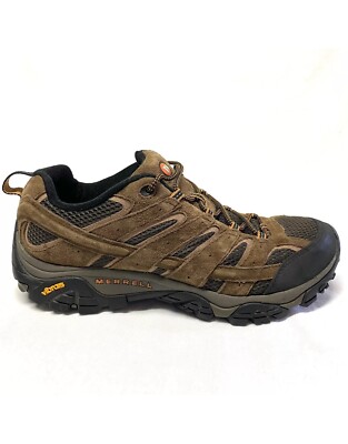 Merrell Men's Moab 2 Vent Hiking Shoe Size 8 Earth Brown Traction Sole Rubber