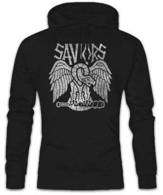 Saviors Patch Hoodie Kapuzenpullover The Negan Walking Lucille Dead Symbol Logo
