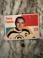 1959–60 Topps Fern Flaman #57 – Boston Bruins NHL Vintage Card