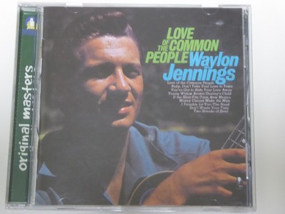 WAYLON JENNINGS love of the common people NM/VG (CD Album, Country, Buddha)