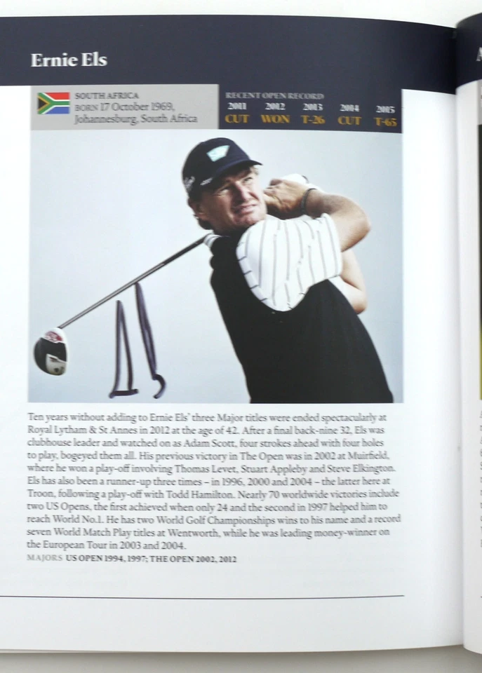 2016 OPEN CHAMPIONSHIP PROGRAMME SIGNED BY 27 PLAYERS (INCL 13 MAJOR CHAMPIONS) - Image 2 of 4