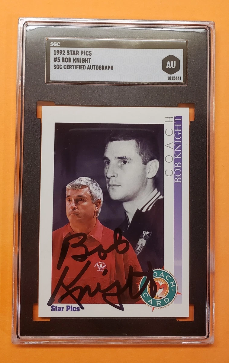 Bob Knight NCAA Autographed Items products for sale | eBay