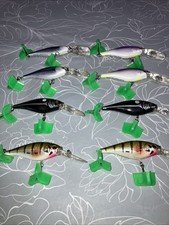 Lot Of 8 Flicker Shad  Assorted. Size 7  Some Never Fished. Great Assort.
