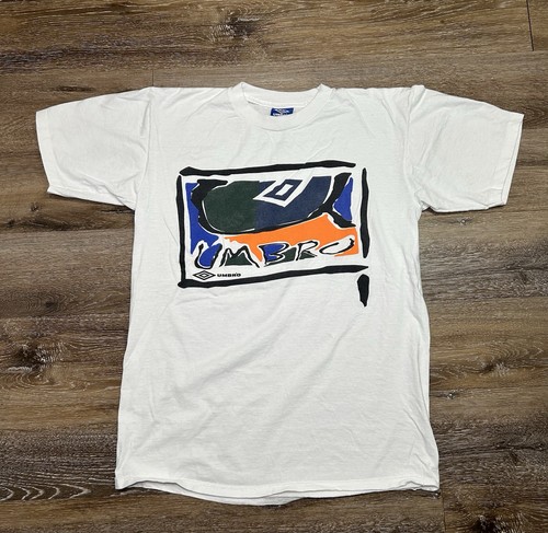 Umbro, Vintage 90s Umbro Soccer Tshirt Size Large Made In USA