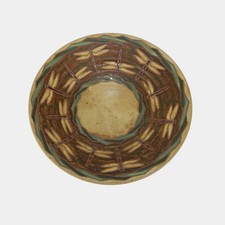 Common Ground Eric Olson Studio Art Pottery 2002 Dragonfly Charger Bowl
