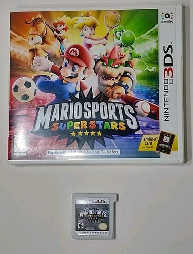 Mario Sports Superstars (Nintendo 3DS, 2017) Genuine Cartridge with Case
