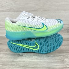 Nike Court Air Zoom Vapor 11 HC WMNs Sz 11 / Mens 9.5 White Lime Teal DR6965-104