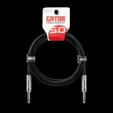 Gator Cableworks Backline Series Instrument Cable, Straight to Same - 5 Foot