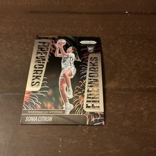 2025 Panini Prizm WNBA Washington Rookie Sonia Citron Fireworks Insert Card