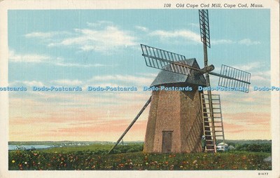 R005263 Alte Cape Cod Mühle Cape Cod Masse E D West 1940