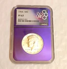 1964 90% Silver Proof Kennedy Half Dollar 50C NGC PF67 Philadelphia