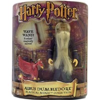 Albus Dumbledore Figur 2001 Fawkes Harry Potter Magical Minis Collection Mattel