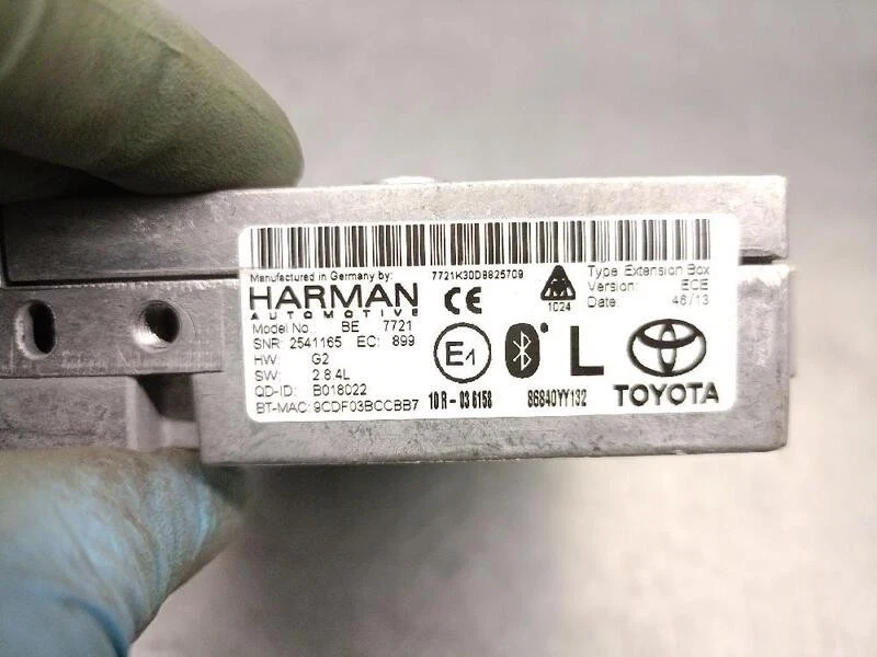 86840YY132 modulo elettronico per TOYOTA AURIS ( E18 ) 1.8 HYBRID 2012 5377975 - Immagine 3 di 4