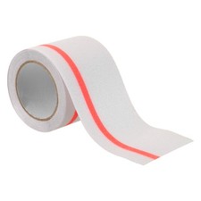 4 Inch x 16.4 ft Anti Slip Traction Tape, Clear Grip Tape with Orange Glow