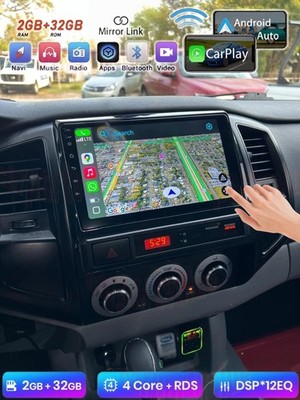 Car Stereo Radio For Toyota Tacoma 2005-2013 Android 15 Carplay GPS Navi FM RDS