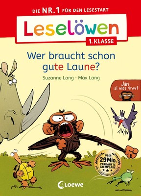 Suzanne Lang ~ Leselöwen 1. Klasse - Jim ist mies drauf - Wer  ... 9783743213715