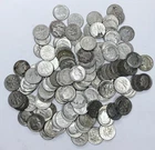LOT OF 125 MIXED DATE PRE-1965 SILVER ROOSEVELT DIMES! TERRIFIC COINS! NR #G3090