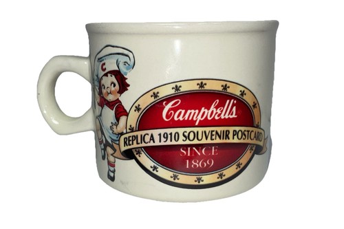 Vintage Campbell's Kids Soup/Mug 1994 Westwood Replica 1910 Souvenir Postcard Ad