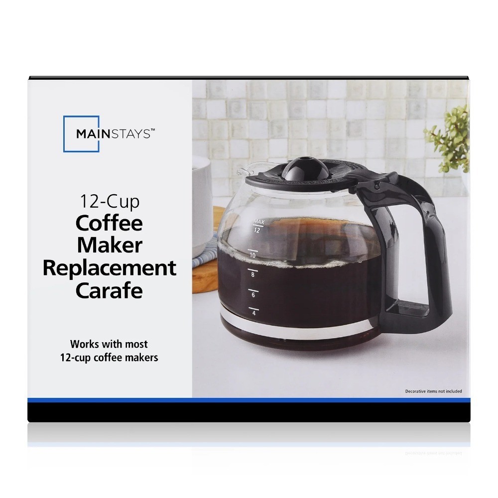Replacement Glass Carafe for 12 Cup Coffee Maker Universal