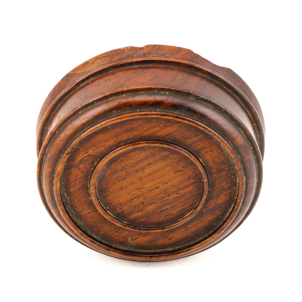 Chinese Carved Wood Stand for Ginger Jar Vase Circle Rosewood Late Qing 20th C - Image 3 of 4