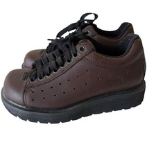 DR MARTENS Oxfords 9094 Brown Chunky 90s Y2K Vintage Made England UK 4 US 6