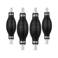 BBTO 4 Pieces Black Primer Bulb Rubber Fuel Pump Transfer Vacuum Fuel Primer ...