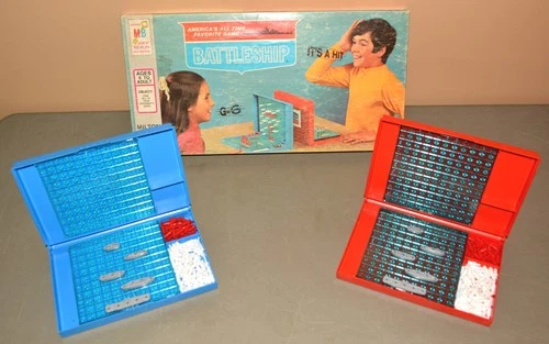 Vintage BATTLESHIP board game - Milton Bradley 1971 - COMPLETE