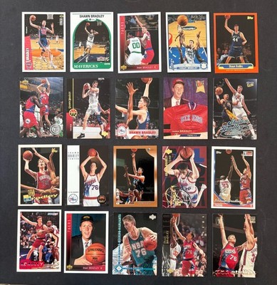 20 Card Lot of Different SHAWN BRADLEY NBA 76ers Collector Must! FREE S&H!