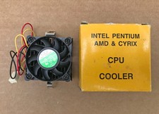 CPU COOLER FAN -INTEL PENTIUM AMD  CYRIX 12VDC NOS