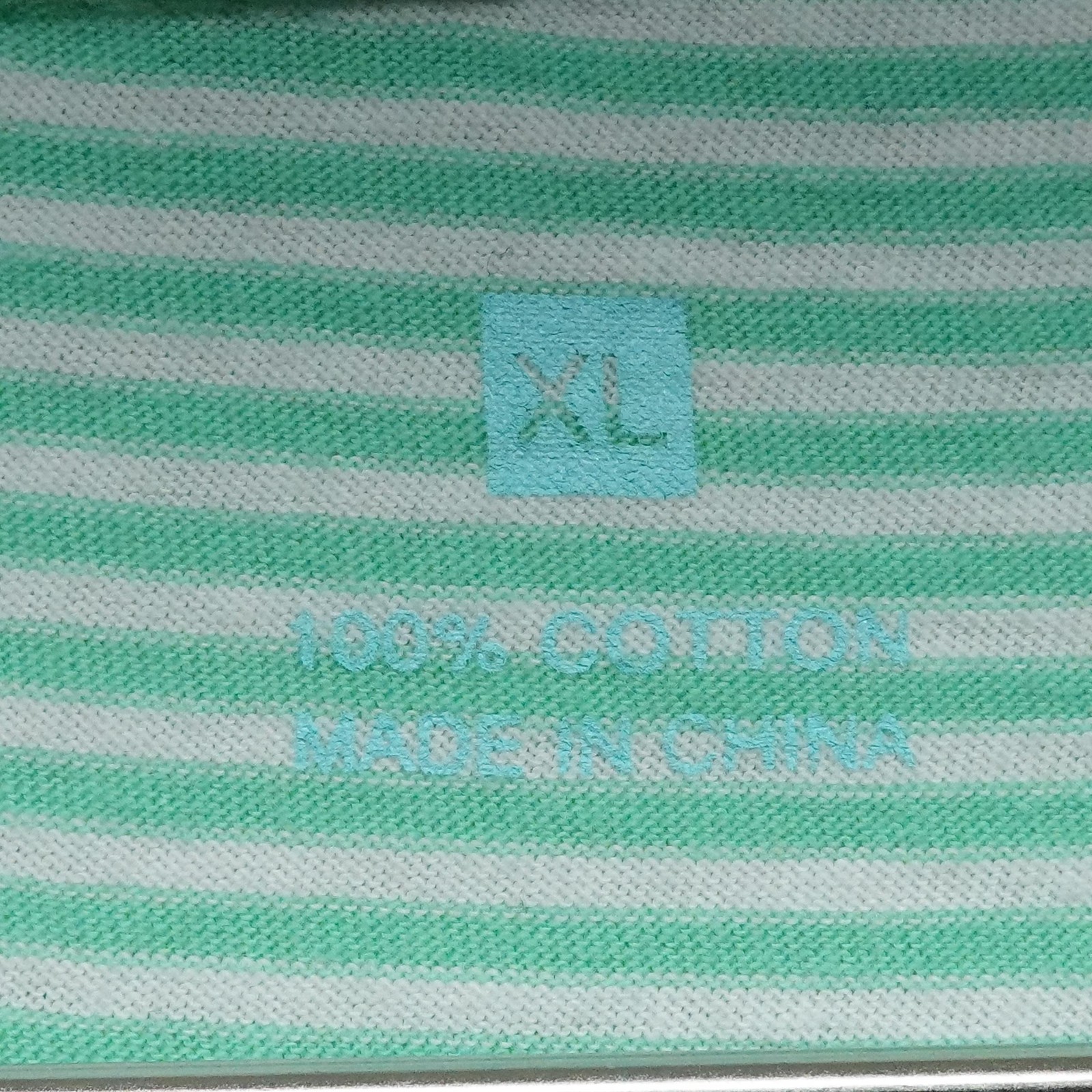 Johnnie-O Polo Shirt Mens XL Green White Stripe Cotton Soft Oakhurst Golf