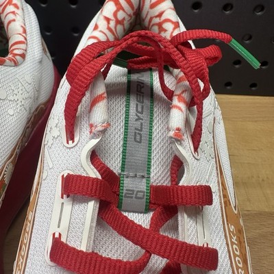 Brooks Glycerin 20 Run Merry Christmas Mens Size 10 White Red Shoes 1103821D683 Brooks Women main image 2