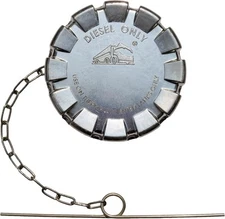 3 1/2” Nominal 5.5 TPI Non-Locking Aluminum Diesel Fuel Cap For Kenworth Trucks