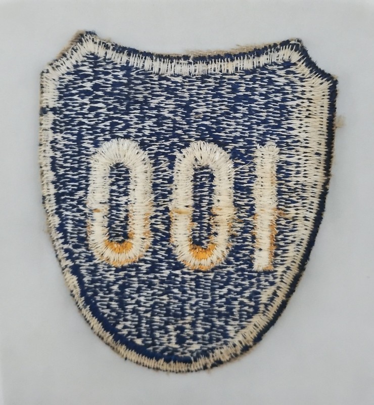 Original CUT-Edge Army 100th INFANTRY Division WHITE BACK!🔥 See Provenance!✨