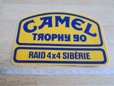 Autocollant CAMEL TROPHY 90 - RAID 4X4 SIBÉRIE