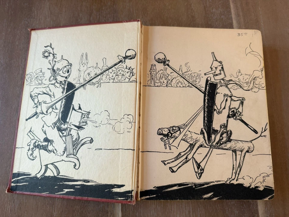 VTG 1930 THE YELLOW KNIGHT OF OZ RUTH PLUMLY THOMPSON L. FRANK BAUM JNO. R. NEIL - Image 3 of 4