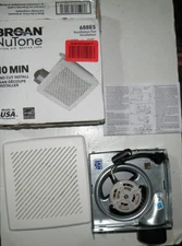 Broan NuTone Ventilation Fan 688ES 50 CFM Energy Star White Ceiling Bath Exhaust
