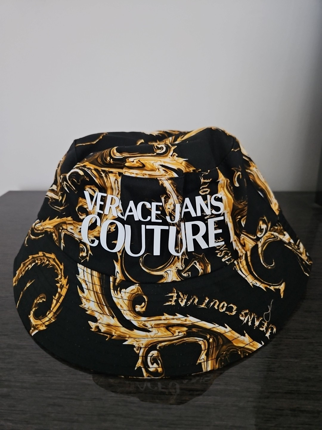 Versace Jeans Couture Baroque Bucket Hat Authentic Size LARGE