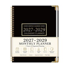 2027-2029 Monthly Planner, 3-Year Calendar, 8.5" x 11" Organizer