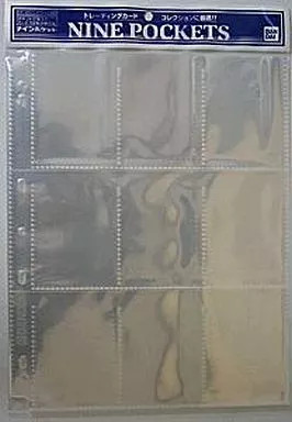 Bandai Nine Pocket Card Refill Sheet 12 Pack 3 Hole 4 Hole Rings