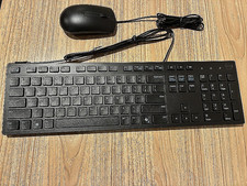 Dell Wired Keyboard KB216-BK-US Mouse Combo