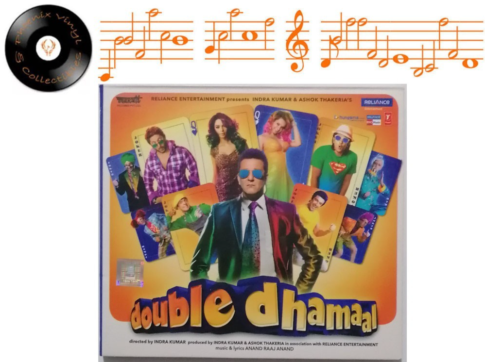 Double Dhamaal Anand Raaj Anand Bollywood Soundtrack 2011 CD + Insert - VG+