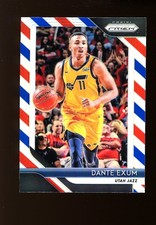 2018 Panini Prizm #163 Dante Exum Utah Jazz Red White & Blue QTY