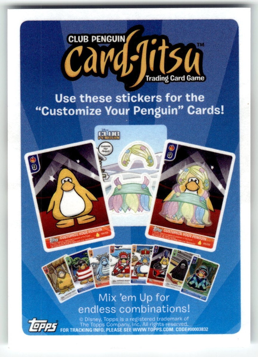 Disney Club Penguin Trading Card-Jitsu Sticker - Customize your Penguin | eBay Disney Club Penguin Trading Card-Jitsu Sticker - Customize your Penguin | eBay